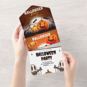 Tout En Un Invitation Halloween Soirée Halloween 2023 (Déchirure)