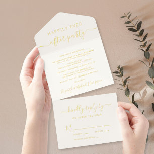 Tout En Un Invitation Heureusement Jamais Après La Crème De Fête Récepti