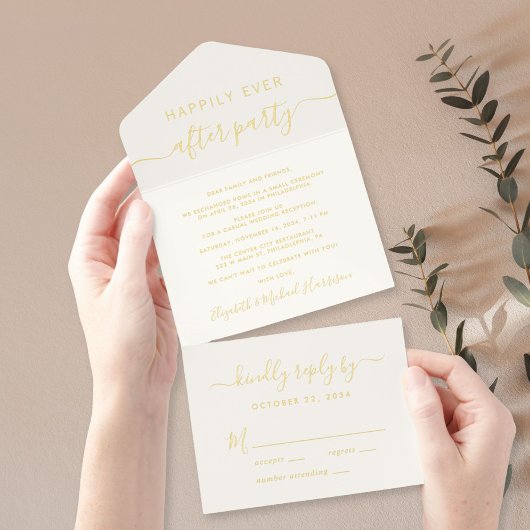 Tout En Un Invitation Heureusement Jamais Après La Crème De Fête Récepti