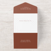 Tout En Un Invitation Heureusement Jamais Après La Réception De Mariage  (Extérieur)