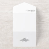 Tout En Un Invitation Joignez-vous à nous Gold Script Photo Mariage info (Extérieur)