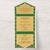 Tout En Un Invitation Modern All-in-One Wedding Invite (Intérieur)