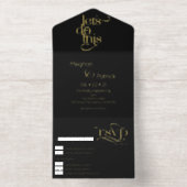 Tout En Un Invitation Modern Lets Do This Text (Intérieur)