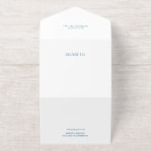 Tout En Un Invitation Moderne Simple Be Merry Typographie 1 Photo Foil (Extérieur)