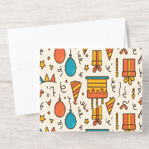 Motif sans couture de fête d'anniversaire vibrant