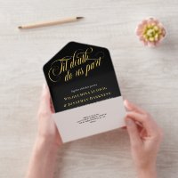 Noces de l'or noir jusqu'à ce que la mort nous sép