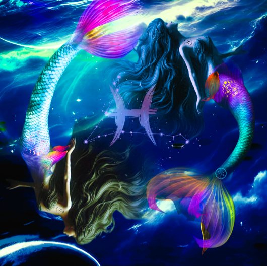Tout En Un Invitation Pisces Horoscope Thème