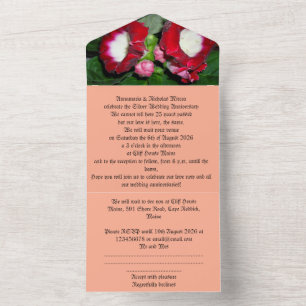 Tout En Un Invitation pour les 25 ans de mariage