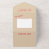 Tout En Un Invitation Spy Agent Secret (Dehors)