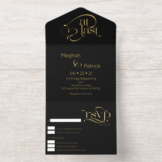 Tout En Un Invitation Texte Moderne Enfin  (Intérieur)