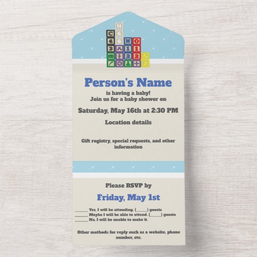 Tout En Un Invitation tout-en-un des blocs de Future Chemist (À l'intérieur)