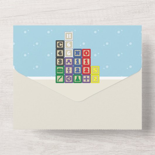 Tout En Un Invitation tout-en-un des blocs de Future Chemist (Verso)