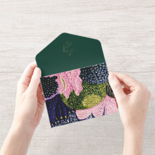 Tout En Un Invitation Tropical Modernism Gift Envelope
