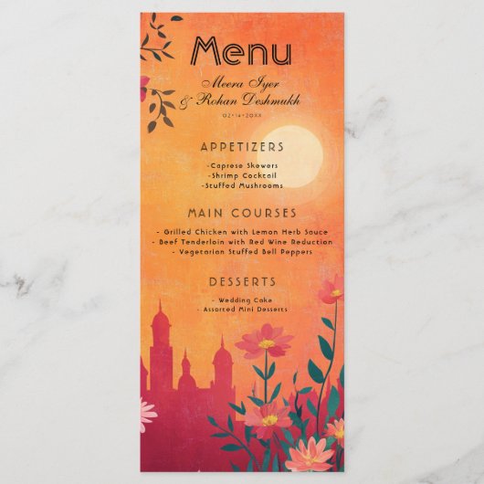 Tout en un Menu +Boissons Sunset Serenade (Devant)