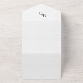 Tout En Un Moderne et chic | Scellez et envoyez, invitation t (Dehors)