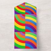 TOUT EN UN RAINBOW INVITATION GREETING PACKAGE (À l'intérieur)