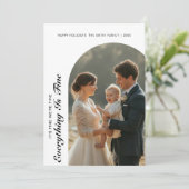 Tout Est Beau Carte De Noël Familiale (Debout devant)