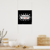 Tout Est Beau Poster Art Mur (Cuisine)
