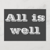 Tout est bien carte postale (Devant)