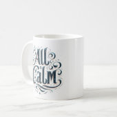 Tout Est Calme Café De Noël Mug (Devant gauche)