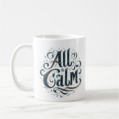 Tout Est Calme Café De Noël Mug (Gauche)