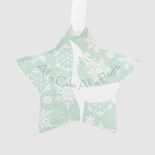 Tout est calme Tout est Bright Deer Acrylique Orne (dos)