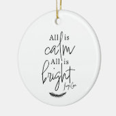 Tout est calme Tout est lumineux moderne ornement (Gauche)