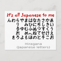 Tout est japonais pour moi carte postale