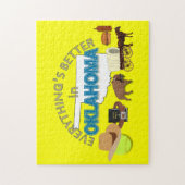 Tout est meilleur dans le puzzle de l'Oklahoma (Vertical)
