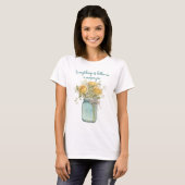 Tout Est Mieux Dans Un T-shirt Mason Jar (Devant entier)