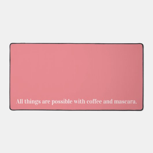 Tout est possible avec café et mascara (Recto)