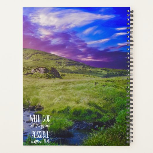 Tout Est Possible Bible Verse Christian (Dos)