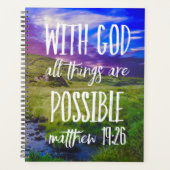 Tout Est Possible Bible Verse Christian (Devant)