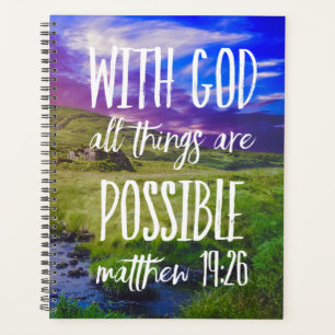 Tout Est Possible Bible Verse Christian