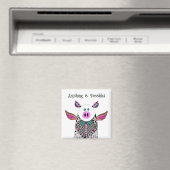 Tout est possible Flying Pig Magnet (In Situ (Lave-vaisselle))