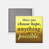 Tout est possible Magnet Hope (Recto/Verso)