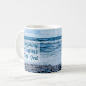 Tout est possible Motivational Beach Mug (Devant gauche)