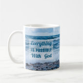 Tout est possible Motivational Beach Mug (Gauche)