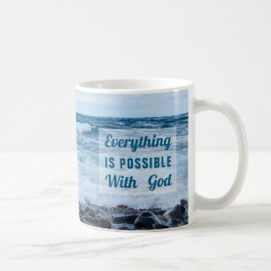 Tout est possible Motivational Beach Mug
