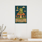 Tout est résolvable Poster de Grenouille (Cuisine)