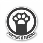 Tout est un Sticker Pawpossible (Devant)