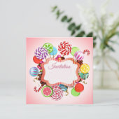 Tout événement Candy Invitation (Debout devant)