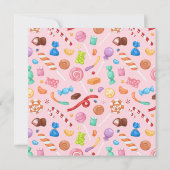 Tout événement Candy Invitation (Dos)