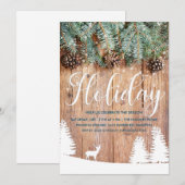 TOUT ÉVÉNEMENT - Invitation à la fête d'hiver de v (Devant / Derrière)