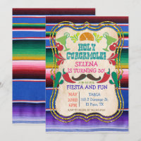 TOUT ÉVÉNEMENT - Invitation à une fête mexicaine F