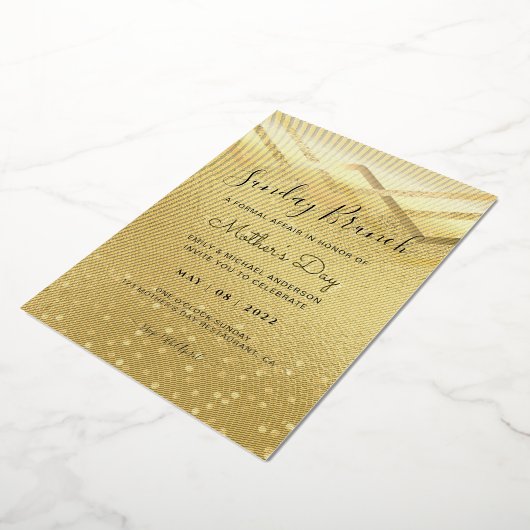 TOUT ÉVÉNEMENT Invitation de dîner de soirée forme (Rotation)