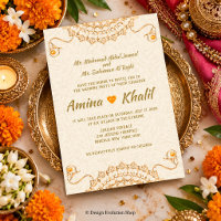 TOUT ÉVÉNEMENT - Invitation de mariage arabe pour