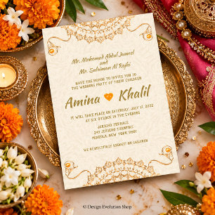 TOUT ÉVÉNEMENT - Invitation de mariage arabe pour