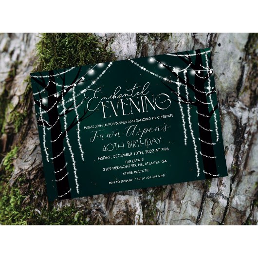 TOUT ÉVÉNEMENT - Invitation Forêt Enchantée
