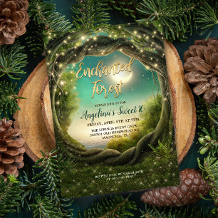 TOUT ÉVÉNEMENT - Invitation Forêt Enchantée
